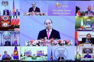 The 36th ASEAN Summit themed “Cohesive and Responsive ASEAN” took place in Hanoi on June 26 under the chair by Prime Minister Nguyen Xuan Phuc. (Photo: VNA)