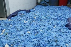 Binh Duong discovers recycling place of used medical gears