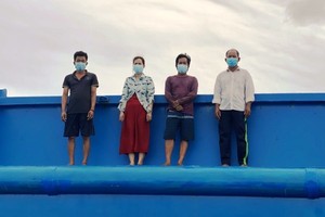 Kien Giang Province detects four illegal immigrants from Cambodia by seaway 