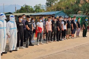 Illegal immigrants arrested in northern Dien Bien Province