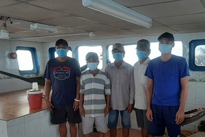 Five crew members illegally enter territorial waters of Phu Quoc