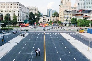 HCMC’s Le Loi Street becomes clear, spacious 