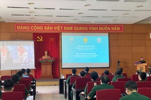 Level-2 field hospital No.4 staff under training stage