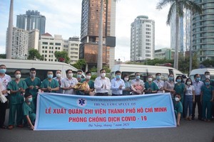  Da Nang 115 Emergency Center sends 15 medical staff to HCMC