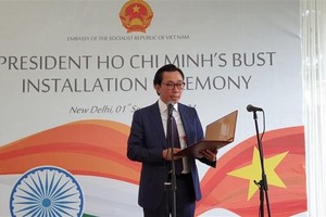 President Ho Chi Minh bust erected in New Delhi