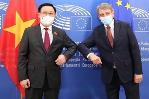 Top leaders of Vietnamese, European parliaments hold talks