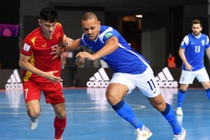 Vietnam loses 1-9 to Brazil at 2021 FIFA Futsal World Cup