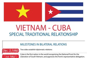 Vietnam, Cuba treasure special friendship