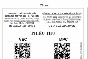 Drivers to receive receipts, e-invoices for road use fare payment