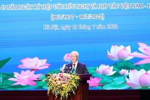 Ceremony held to mark 60th founding anniversary of Vietnam-Laos diplomatic ties