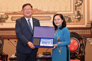 City leader receives Head of Korea-Vietnam Parliamentary Friendship Association