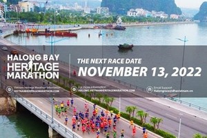 Nearly 1,200 int'l athletes to compete in Halong Bay Heritage Marathon 2022