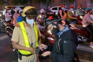 HCMC Traffic Police handles 1,060 violation cases a single day
