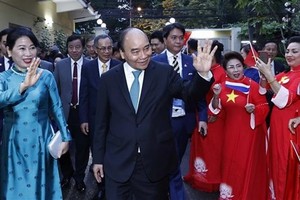 President Nguyen Xuan Phuc visits Vietnamese community in Thailand