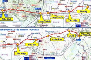 Over US$288 mln component project of Bien Hoa – Vung Tau expressway approved 