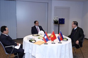 Vietnamese, Lao, Cambodian PMs meet in Belgium