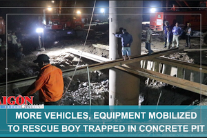 More vehicles, equipment mobilized to rescue boy trapped in concrete pit