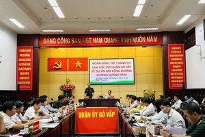 Go Vap District asked to guarantee progress of Duong Quang Ham Street project