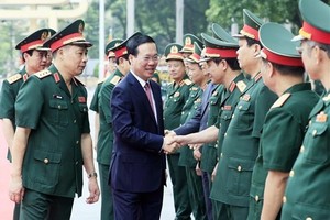President attends opening of National Defense Academy’s new academic year