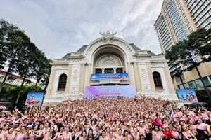 Over 700 women nationwide join mass Aerobic performance