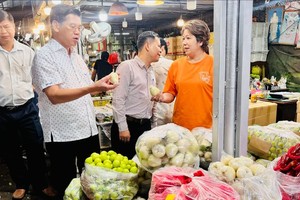 Large amounts of Tet goods transported to wholesale markets in HCMC