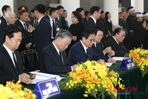 Leaders, people bid last farewell to General Secretary Nguyen Phu Trong