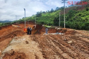 Da Lat City halts hydroelectric construction due to huge landslides