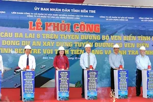 Construction starts on Ba Lai 8 Bridge in Ben Tre Province