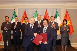 Top leader witnesses exchange of Vietnam-Ireland cooperation agreements