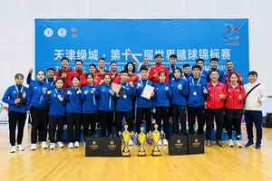 Vietnam ranks first at World Shuttlecock Championships 2024