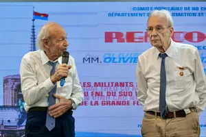 Two Swiss friends meet press in Ho Chi Minh City