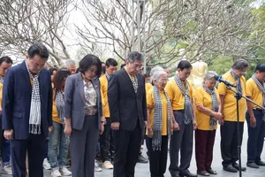 HCMC delegation pays tribute to fallen heroes at Dien Bien Phu battlefield