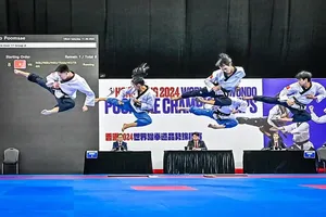 Vietnam secures gold, bronze medal at 2024 World Taekwondo Poomsae Championships