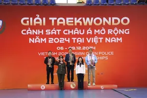 Vietnam takes the lead in Vietnam 2024 Asian Open Police Taekwondo Championships
