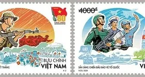 Stamp collection marking 80 years of Vietnam People’s Army released
