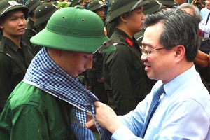 568 young citizens from Thu Duc City join military service