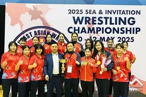 Vietnam wins 24 gold medals, dominates 2025 Wrestling Championship