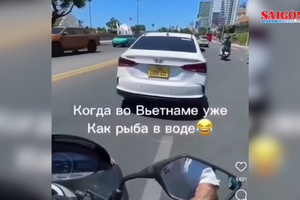 Authorities investigate foreign tourist for dangerous motorcycle stunts