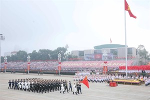 Foreign military formations join National Day parade