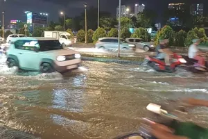 Ho Chi Minh City residents struggle with high tide