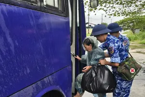 Tens of thousands of people evacuated to safe places ahead of storm landfall