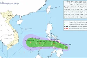 Tropical depression likely to enter East Sea, intensity into storm 