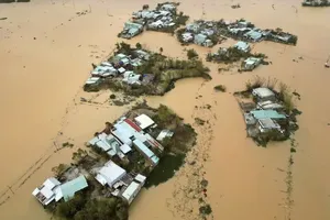 Floodwaters resurge in downstream areas of Ha Thanh River, Gia Lai