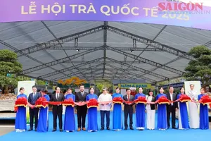 Tea exhibition space opens at World Tea Festival 2025 in Lam Dong 