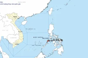 Tropical depression dissipates into low-pressure zone prior to entering East Sea