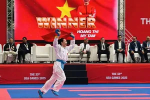 Vietnamese karate team wins 3 more golds at SEA Games 33