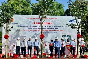 Construction of Thanh Loc Park commences