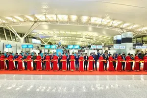 Noi Bai Airport Terminal T2 serves up to 18 million passengers annually