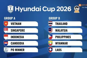 Vietnam drawn to face Indonesia, Singapore at 2026 ASEAN Cup