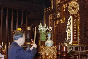 Party chief attends inauguration of President Ho Chi Minh memorial house 